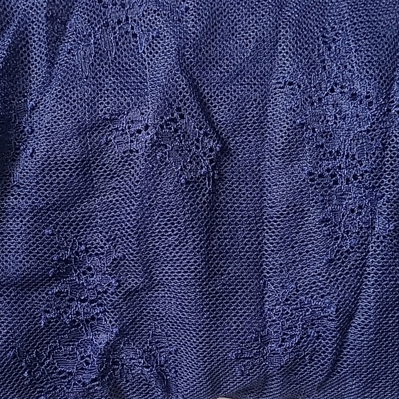 Victoria's Secret Navy Mesh Lace Drawstring Pajama Pants - Picture 7 of 9